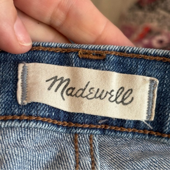 Sz 26 Madewell 9” High-Rise Skinny Jean Destructed Hem Edition - Picture 4 of 10